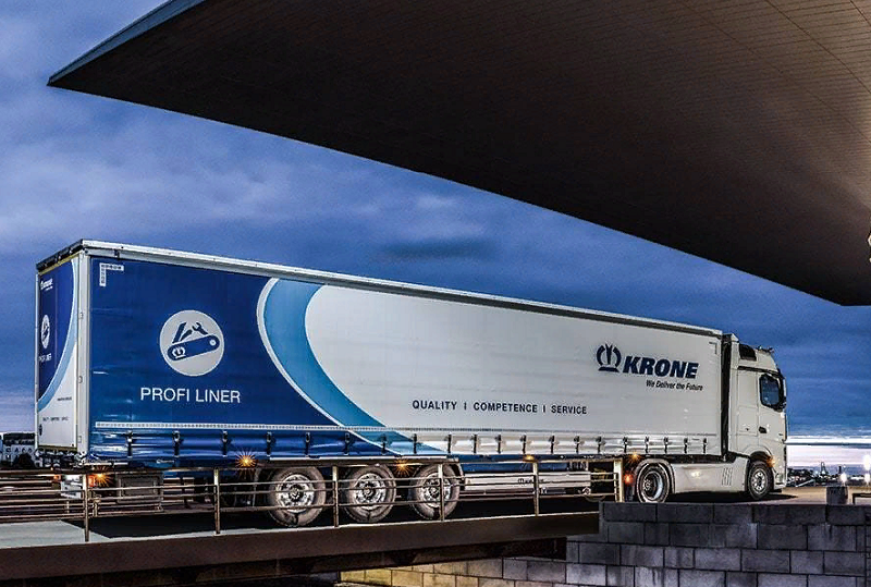 безопасность полуприцепов Krone 